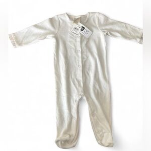 White Baby One Piece/ Sleep and Play/ Pajama